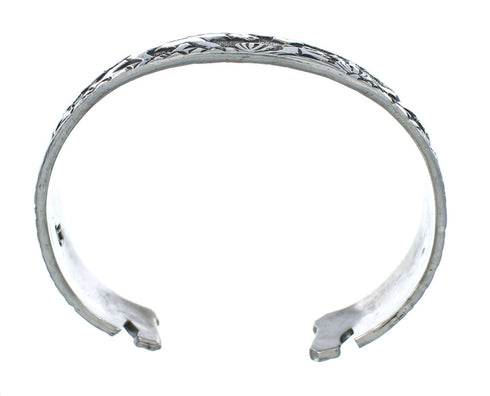 Native American Navajo Sterling Silver Horse Cuff Bracelet JX130602